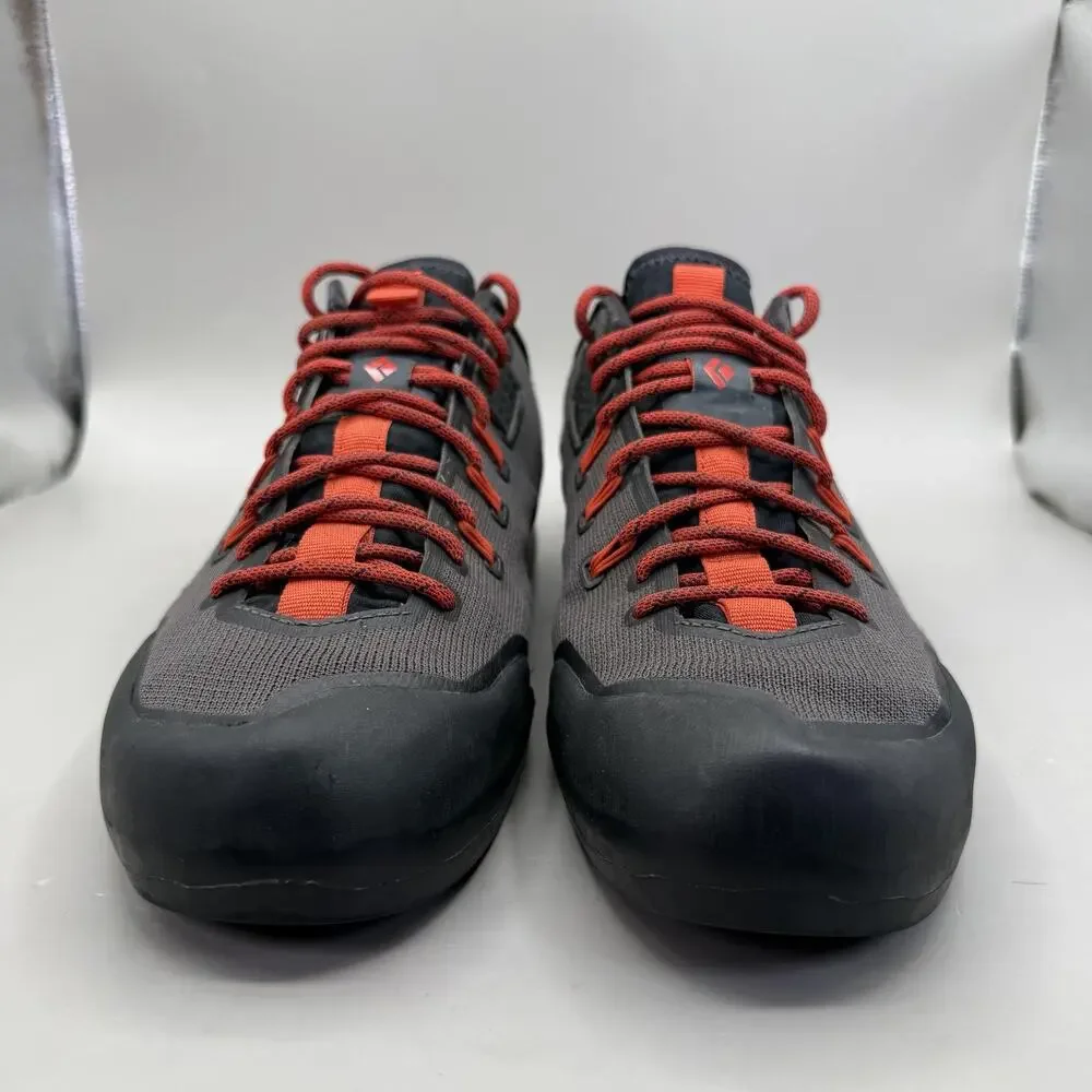 Black Diamond Technician Approach Shoes Mens 12 Gray Red Trail Climbing Sneakers
